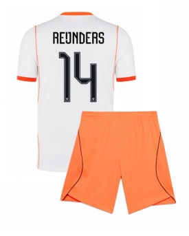Billige Fotballdrakt Nederland Tijjani Reijnders #14 Replika Bortedraktsett Barn VM 2026 Kortermet (med bukser)